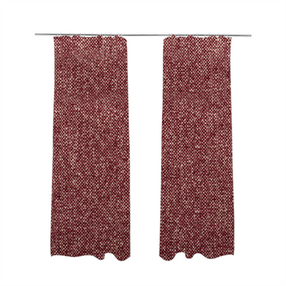 Hazel Plain Chenille Material Burgundy Colour Upholstery Fabric CTR-1831 - Made To Measure Curtains