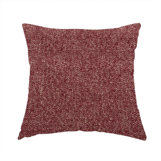 Hazel Plain Chenille Material Burgundy Colour Upholstery Fabric CTR-1831 - Handmade Cushions