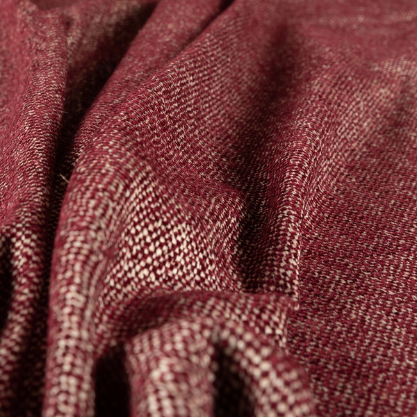Hazel Plain Chenille Material Burgundy Colour Upholstery Fabric CTR-1831 - Roman Blinds