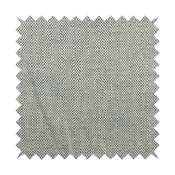 Taj Textured Weave Teal Beige Colour Upholstery Fabric CTR-1832 - Made To Measure Curtains