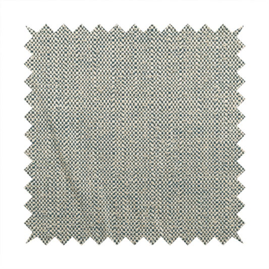 Taj Textured Weave Teal Beige Colour Upholstery Fabric CTR-1832