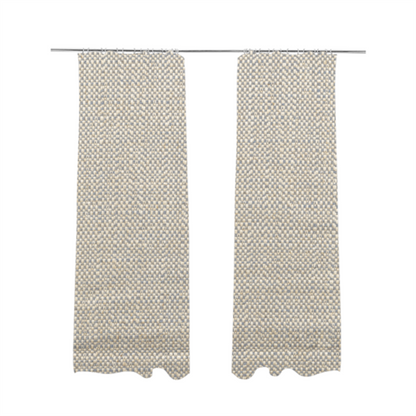 Taj Textured Weave Silver Beige Colour Upholstery Fabric CTR-1833 - Made To Measure Curtains