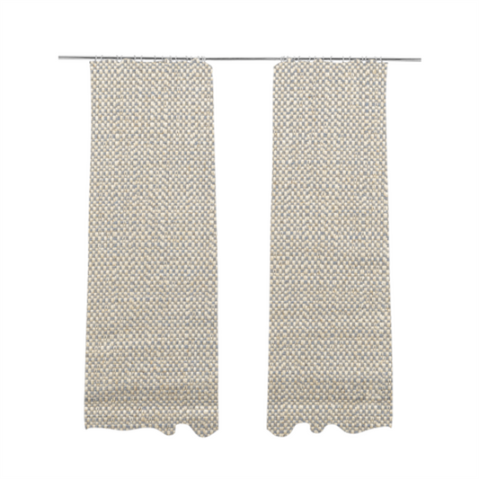 Taj Textured Weave Silver Beige Colour Upholstery Fabric CTR-1833 - Made To Measure Curtains