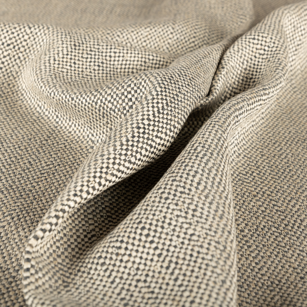 Taj Textured Weave Grey Beige Colour Upholstery Fabric CTR-1835 - Made To Measure Curtains