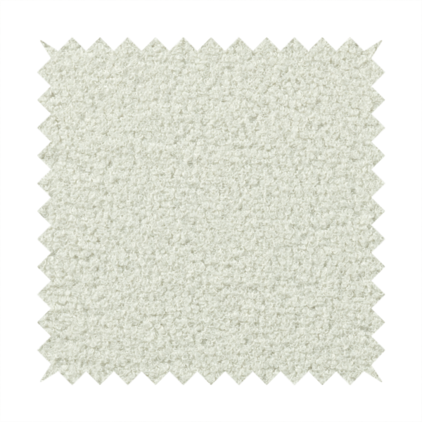 Ivory Boucle Recycled PET Material White Colour Upholstery Fabric CTR-1839 - Made To Measure Curtains