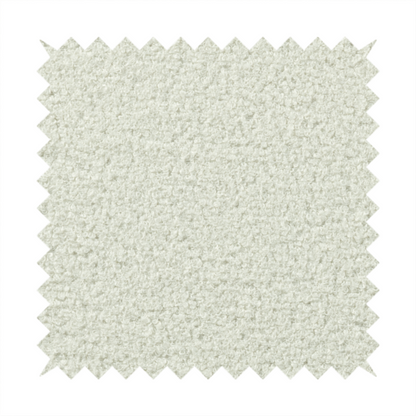 Ivory Boucle Recycled PET Material White Colour Upholstery Fabric CTR-1839 - Handmade Cushions