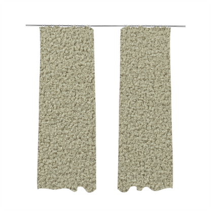 Ivory Boucle Recycled PET Material Beige Colour Upholstery Fabric CTR-1841 - Made To Measure Curtains