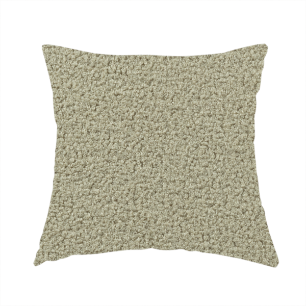Ivory Boucle Recycled PET Material Beige Colour Upholstery Fabric CTR-1841 - Handmade Cushions