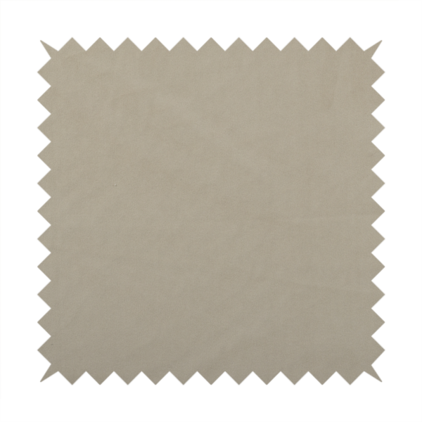 Chile Soft Smooth Plain Velvet Cream Colour Upholstery Fabric CTR-1845 - Roman Blinds