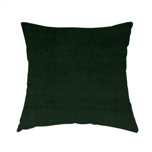 Chile Soft Smooth Plain Velvet Green Colour Upholstery Fabric CTR-1846 - Handmade Cushions