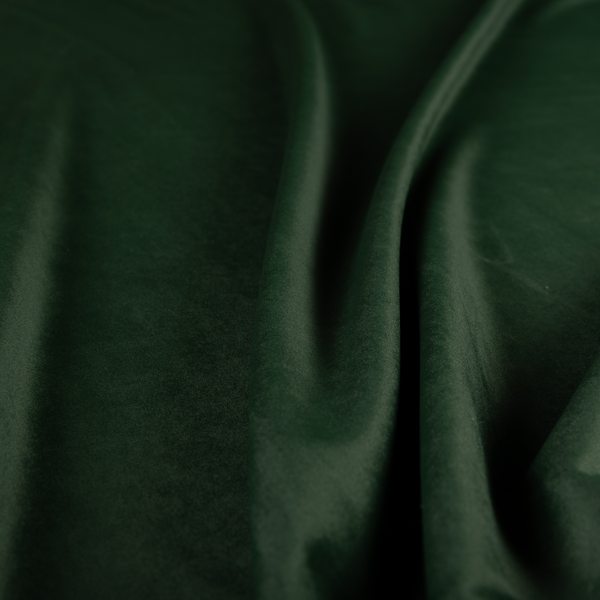 Chile Soft Smooth Plain Velvet Green Colour Upholstery Fabric CTR-1846 - Roman Blinds