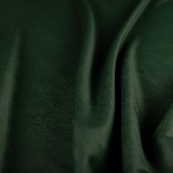 Chile Soft Smooth Plain Velvet Green Colour Upholstery Fabric CTR-1846