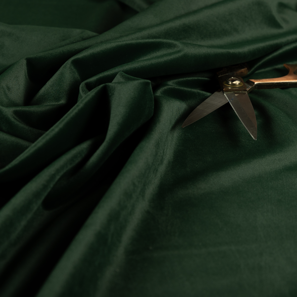 Chile Soft Smooth Plain Velvet Green Colour Upholstery Fabric CTR-1846 - Made To Measure Curtains