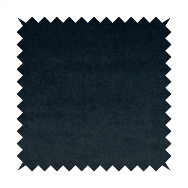 Chile Soft Smooth Plain Velvet Navy Blue Colour Upholstery Fabric CTR-1848 - Roman Blinds