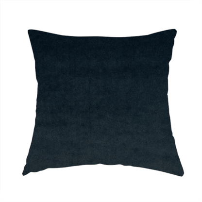 Chile Soft Smooth Plain Velvet Navy Blue Colour Upholstery Fabric CTR-1848 - Handmade Cushions