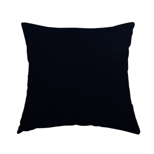 Chile Soft Smooth Plain Velvet Midnight Blue Colour Upholstery Fabric CTR-1849 - Handmade Cushions