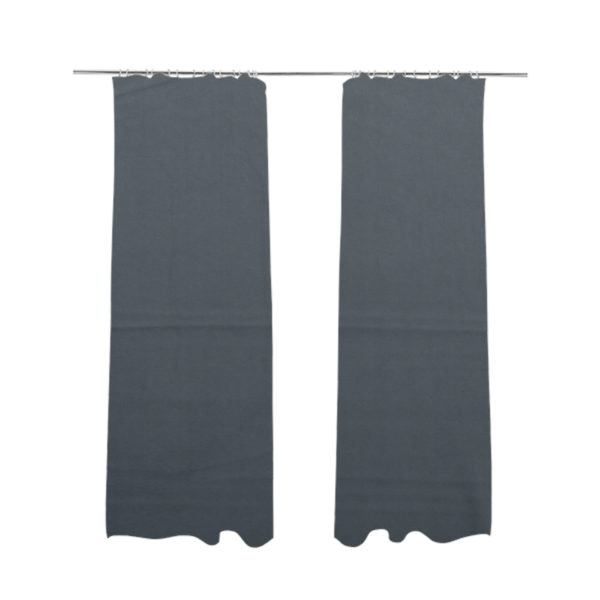 Chile Soft Smooth Plain Velvet Grey Colour Upholstery Fabric CTR-1850 - Made To Measure Curtains