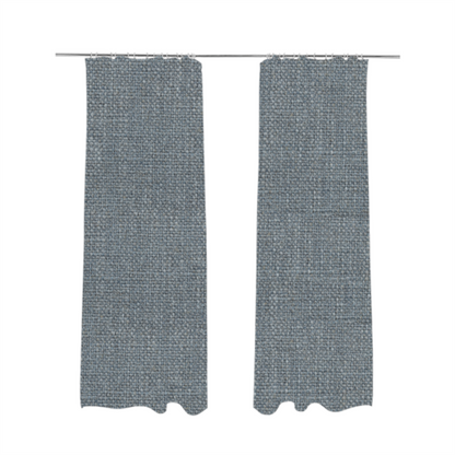 Cape Textured Weave Light Blue Colour Upholstery Fabric CTR-1852 - Made To Measure Curtains