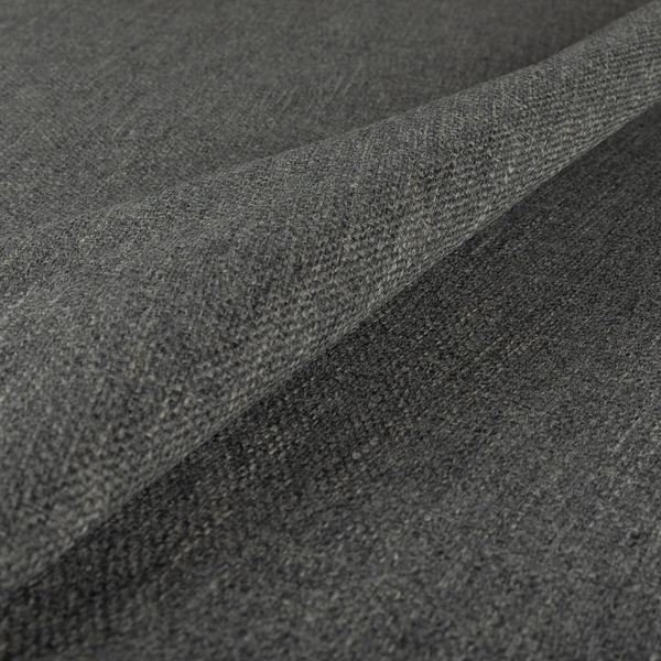 Cape Textured Weave Grey Colour Upholstery Fabric CTR-1855 - Made To Measure Curtains