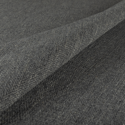 Cape Textured Weave Grey Colour Upholstery Fabric CTR-1855