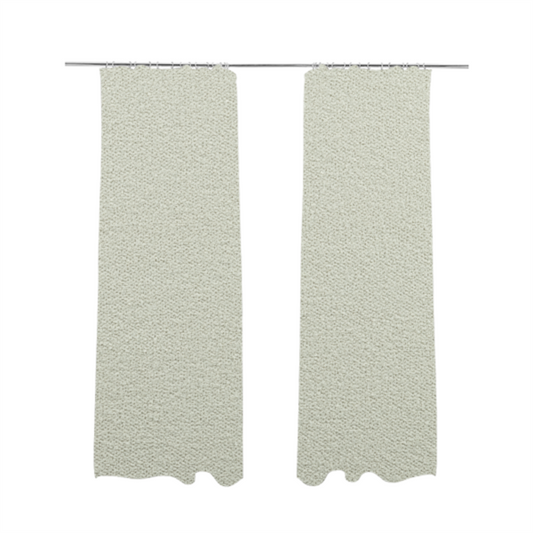 Tokyo Plain Soft Woven Textured White Colour Upholstery Fabric CTR-1856 - Made To Measure Curtains