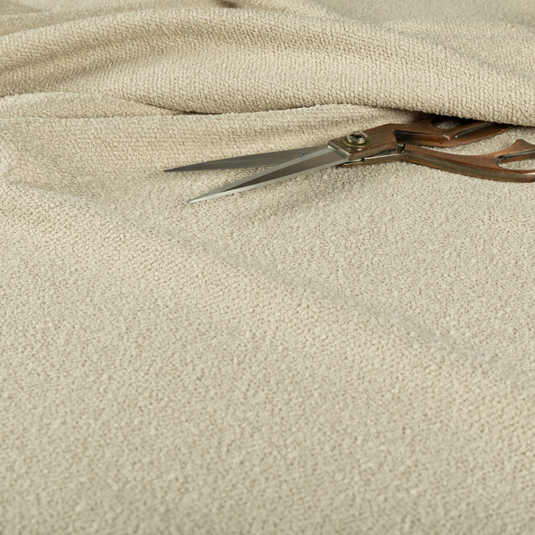 Tokyo Plain Soft Woven Textured Beige Colour Upholstery Fabric CTR-1857 - Handmade Cushions