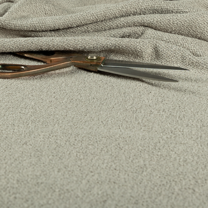 Tokyo Plain Soft Woven Textured Silver Colour Upholstery Fabric CTR-1860 - Handmade Cushions