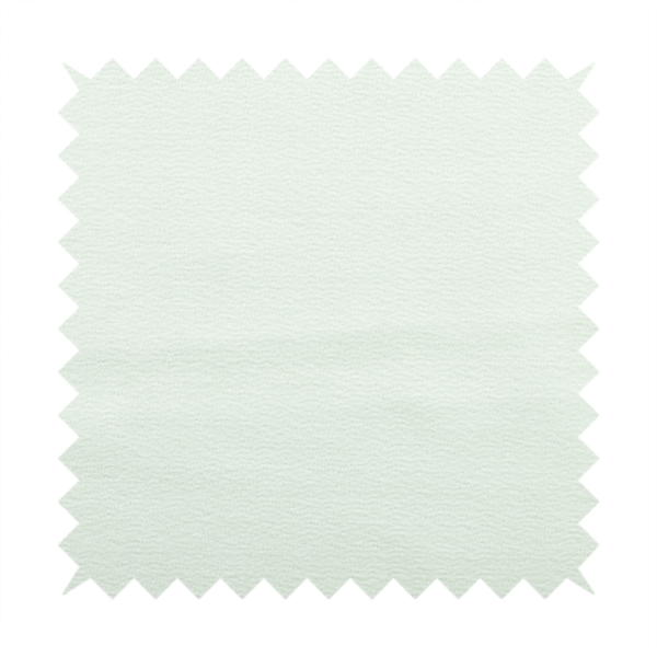Goa Plain Chenille Soft Textured White Colour Upholstery Fabric CTR-1864 - Roman Blinds