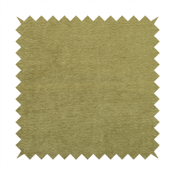 Goa Plain Chenille Soft Textured Green Colour Upholstery Fabric CTR-1866 - Handmade Cushions