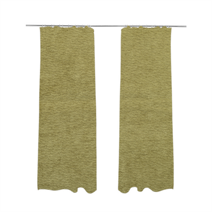 Goa Plain Chenille Soft Textured Green Colour Upholstery Fabric CTR-1866 - Made To Measure Curtains