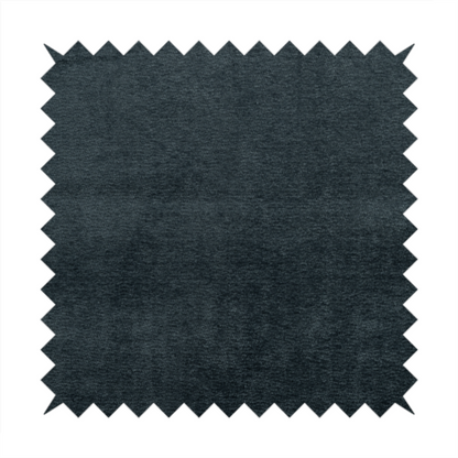 Goa Plain Chenille Soft Textured Denim Blue Colour Upholstery Fabric CTR-1869 - Roman Blinds