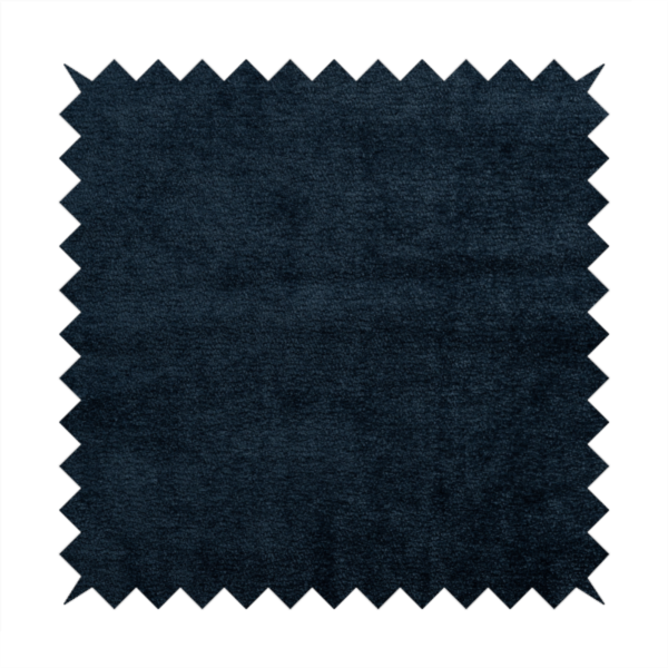 Goa Plain Chenille Soft Textured Navy Blue Colour Upholstery Fabric CTR-1870 - Made To Measure Curtains