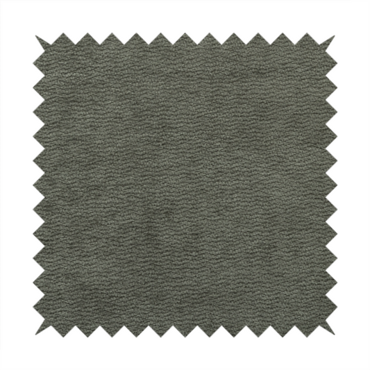 Goa Plain Chenille Soft Textured Silver Cloud Colour Upholstery Fabric CTR-1871