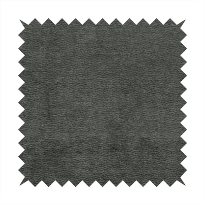 Goa Plain Chenille Soft Textured Grey Colour Upholstery Fabric CTR-1872 - Roman Blinds
