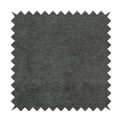 Goa Plain Chenille Soft Textured Grey Colour Upholstery Fabric CTR-1872 - Handmade Cushions