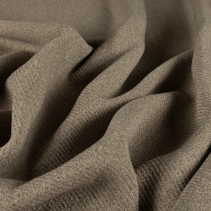 Cyprus Plain Textured Weave Brown Colour Upholstery Fabric CTR-1874 - Made To Measure Curtains