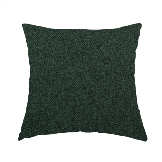 Cyprus Plain Textured Weave Green Colour Upholstery Fabric CTR-1875 - Handmade Cushions