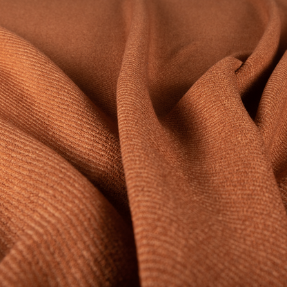 Cyprus Plain Textured Weave Orange Colour Upholstery Fabric CTR-1876 - Made To Measure Curtains