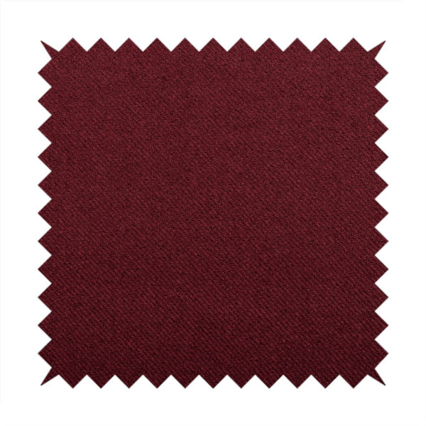 Cyprus Plain Textured Weave Red Colour Upholstery Fabric CTR-1877 - Made To Measure Curtains