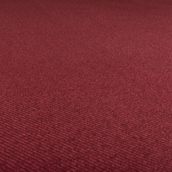 Cyprus Plain Textured Weave Red Colour Upholstery Fabric CTR-1877 - Made To Measure Curtains