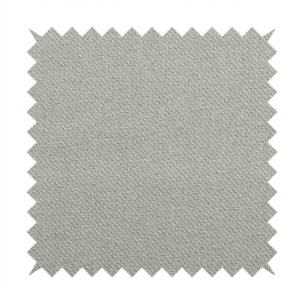 Cyprus Plain Textured Weave Silver Colour Upholstery Fabric CTR-1878 - Made To Measure Curtains