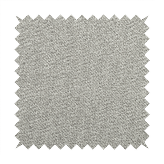 Cyprus Plain Textured Weave Silver Colour Upholstery Fabric CTR-1878