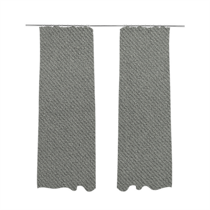 Cyprus Plain Textured Weave Cloudy Silver Colour Upholstery Fabric CTR-1879 - Made To Measure Curtains