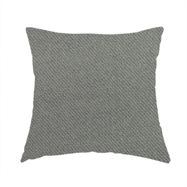 Cyprus Plain Textured Weave Cloudy Silver Colour Upholstery Fabric CTR-1879 - Handmade Cushions