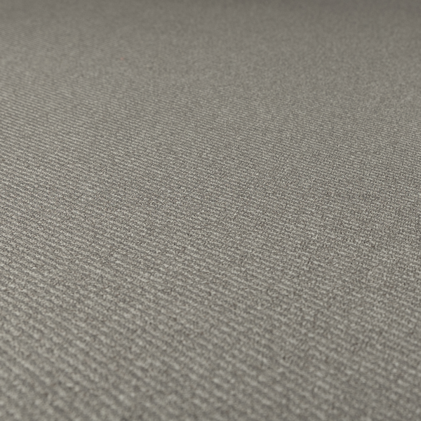 Cyprus Plain Textured Weave Grey Colour Upholstery Fabric CTR-1880