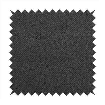 Cyprus Plain Textured Weave Charcoal Grey Colour Upholstery Fabric CTR-1882 - Roman Blinds