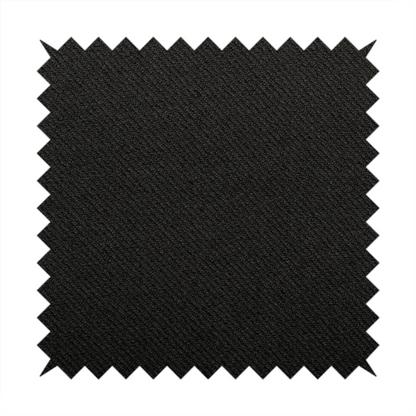 Cyprus Plain Textured Weave Black Colour Upholstery Fabric CTR-1883 - Made To Measure Curtains