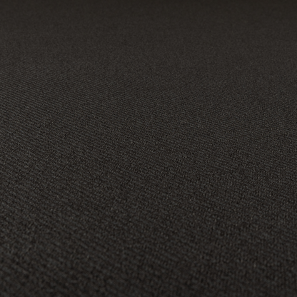 Cyprus Plain Textured Weave Black Colour Upholstery Fabric CTR-1883 - Made To Measure Curtains