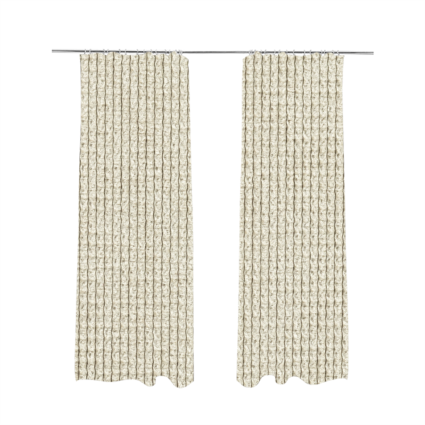 Oslo Plain Textured Corduroy Beige Colour Upholstery Fabric CTR-1886 - Made To Measure Curtains