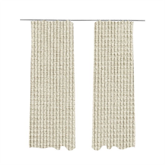 Oslo Plain Textured Corduroy Beige Colour Upholstery Fabric CTR-1886 - Made To Measure Curtains